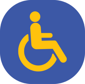 Person in a wheelchair icon