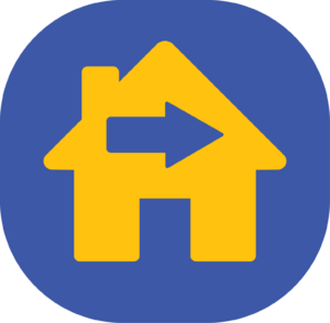 House with an arrow icon